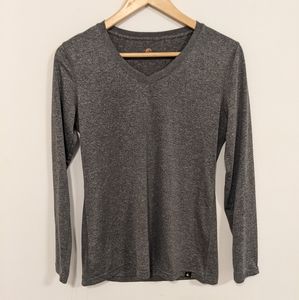 Carhartt Women's Grey Long Sleeve Performance Tee S